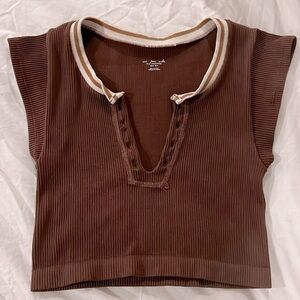 Urban Outfitters Out From Under Go for the Gold short sleeve top